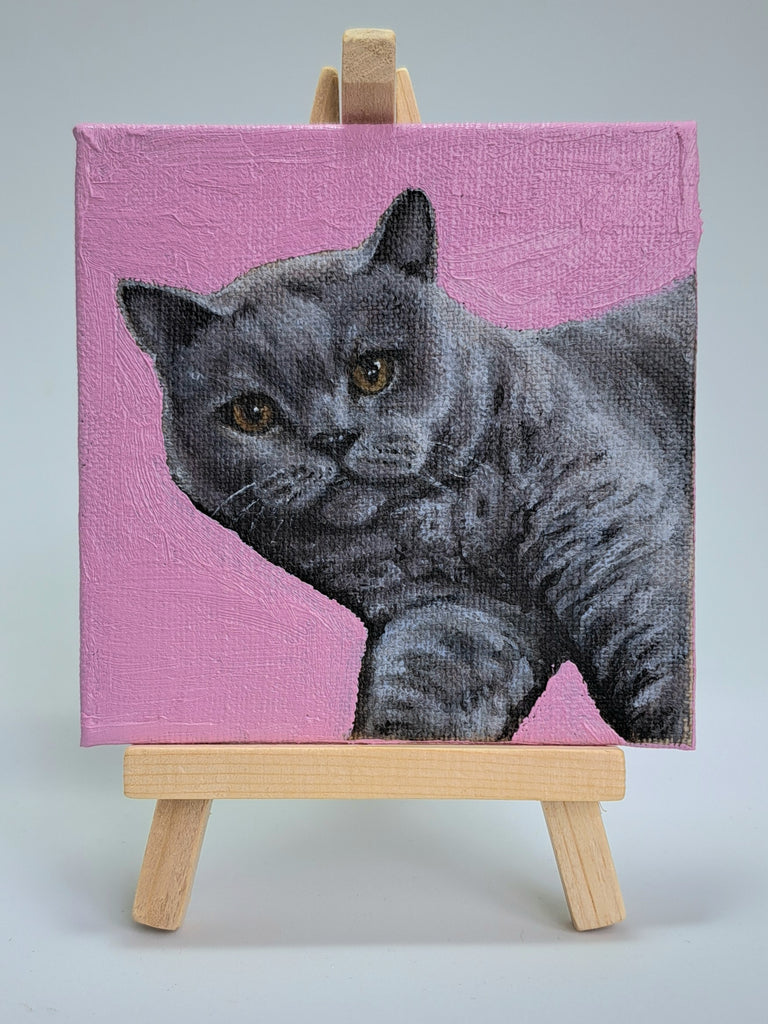 Kitten Oil Painting