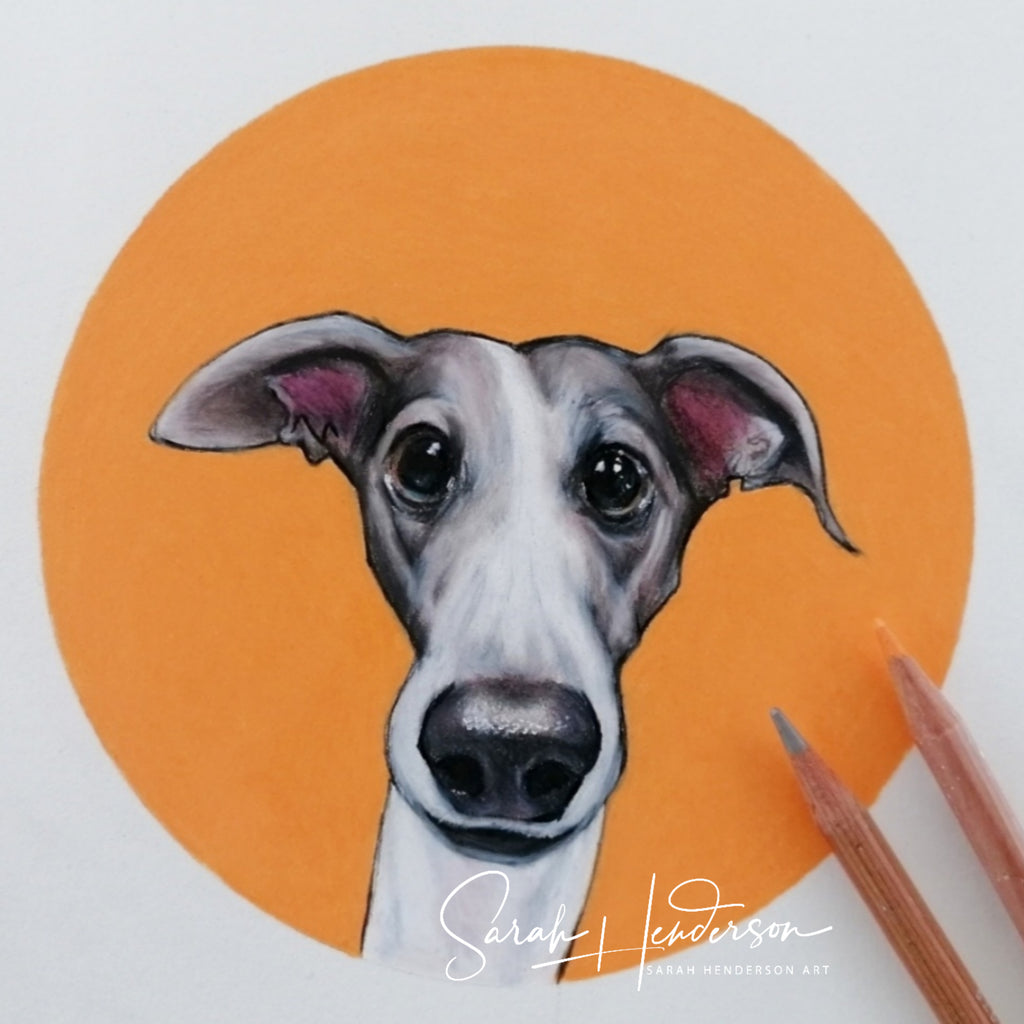 Lurcher / Greyhound Fine Art Print